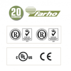 660 w eco r ultra Emisor térmico de bajo consumo Farho 3 elementos